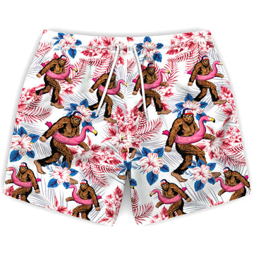 Patriotic Pool Sasquatch