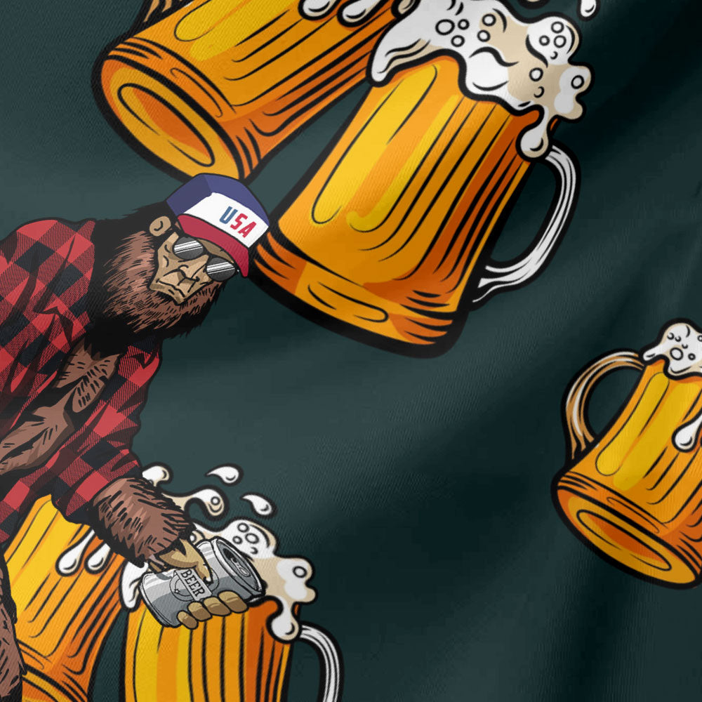 Bigfoot Chugs and Cheers