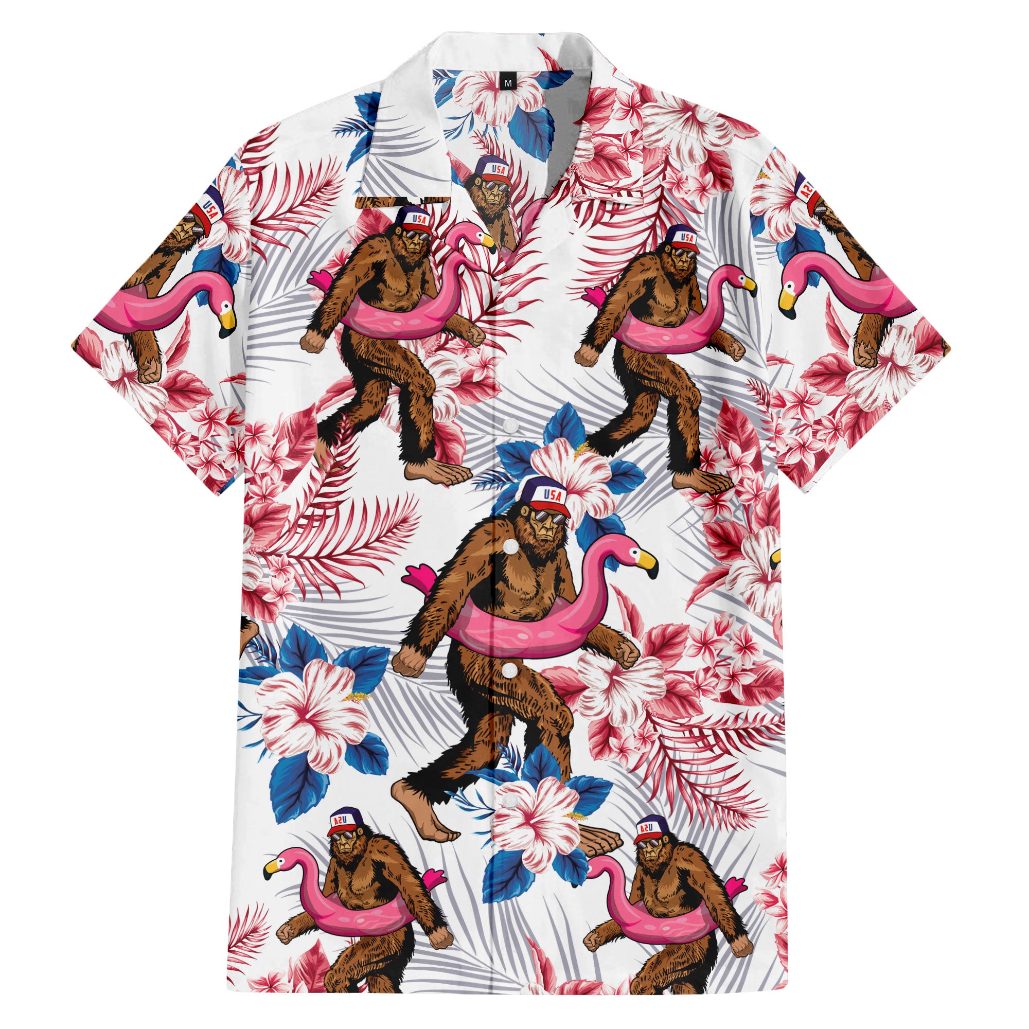 Patriotic Pool Sasquatch