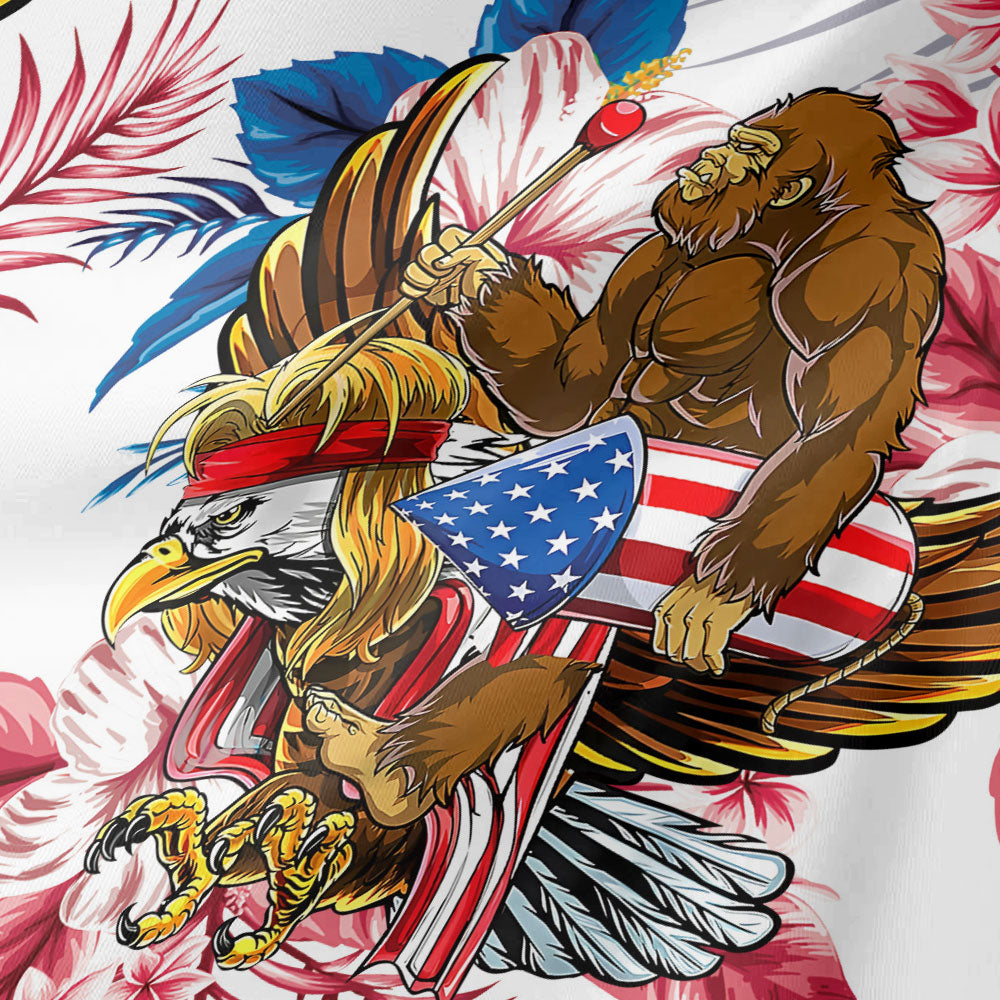 Bigfoot’s Patriotic Flight