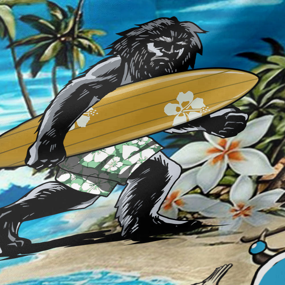Bigfoot Catches Gnarly Waves
