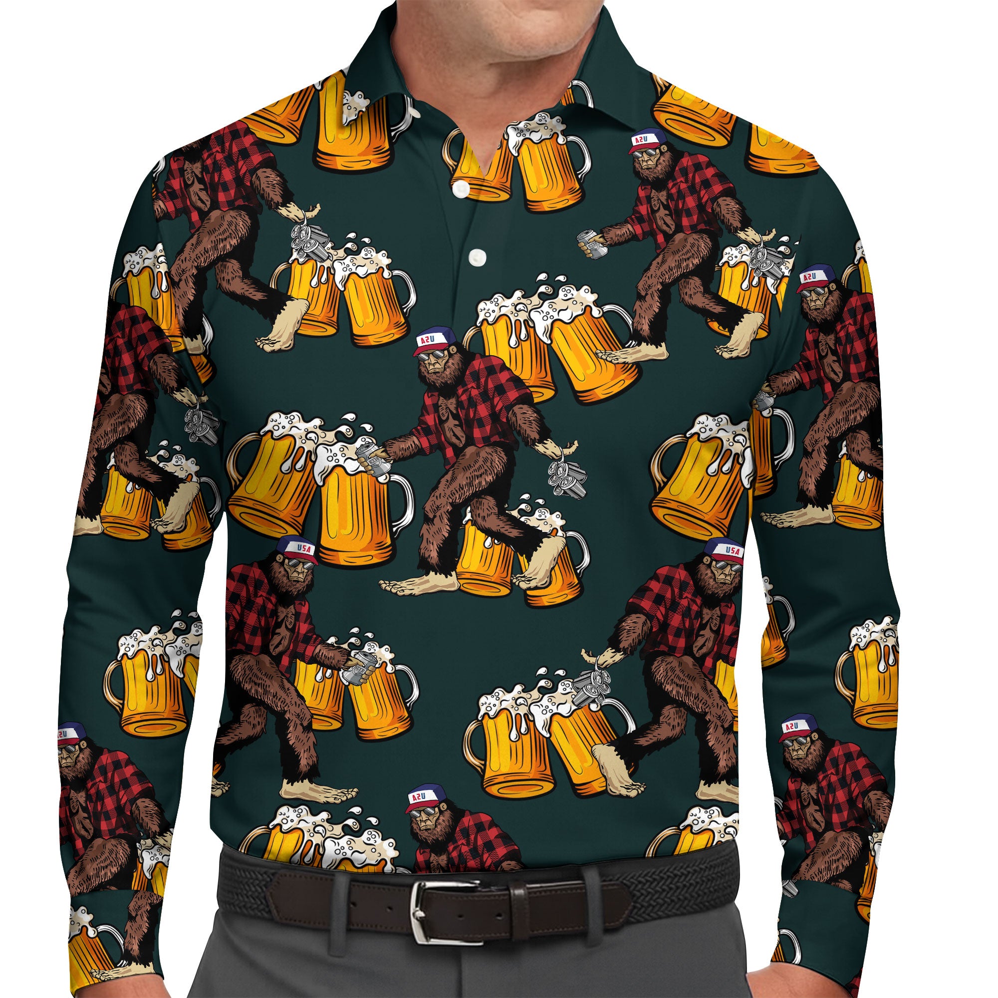 Bigfoot Chugs and Cheers