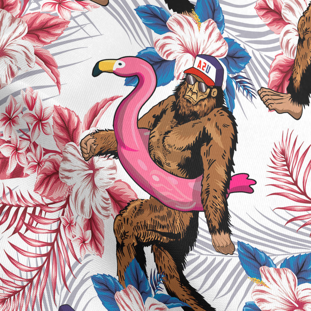 Patriotic Pool Sasquatch