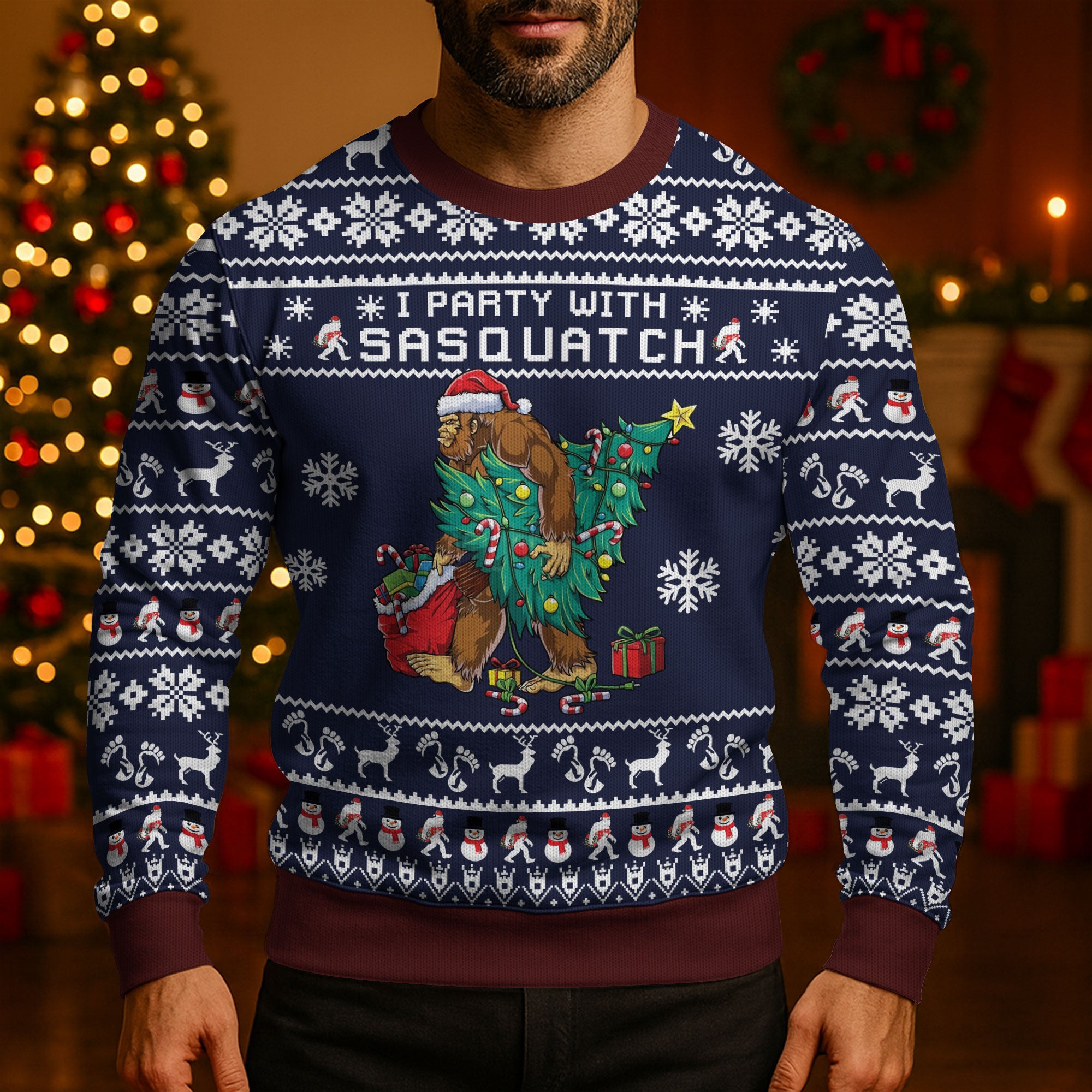 Sasquatch Xmas Party