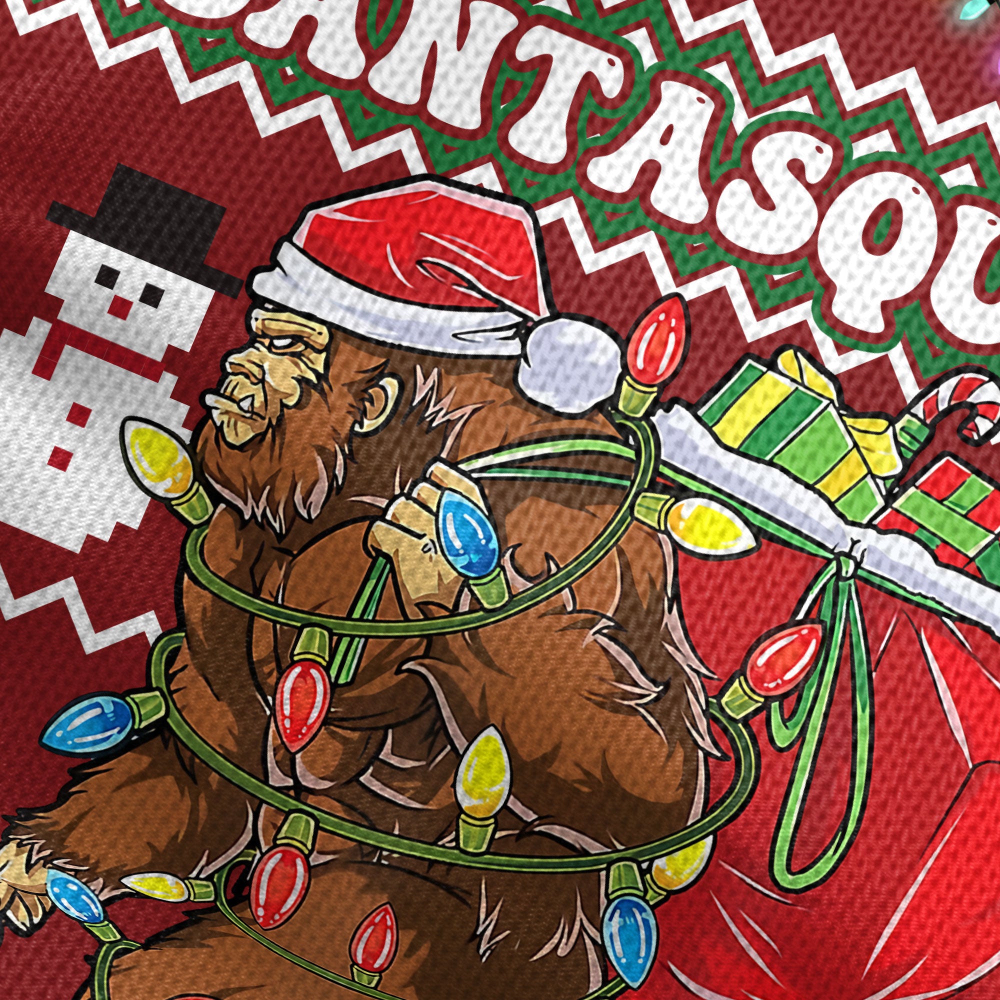 SantaSquatch Lights Out