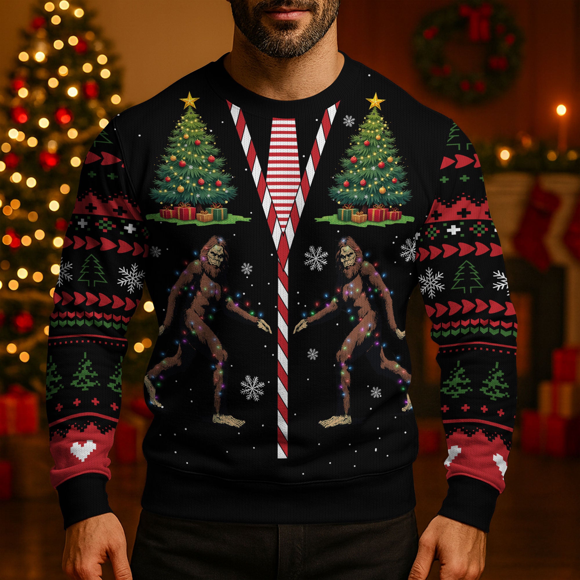 Creepy Christmas Squatch