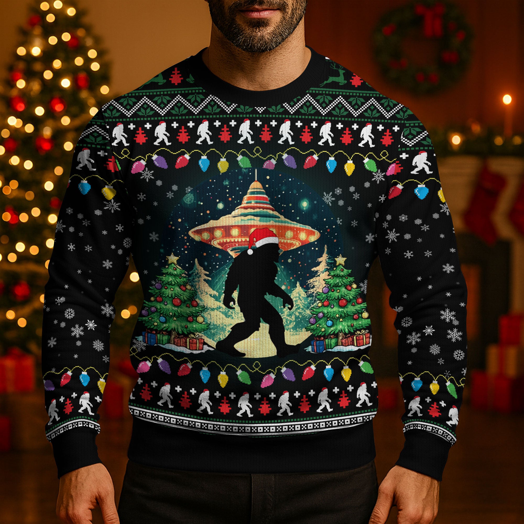 Cosmic Christmas Squatch