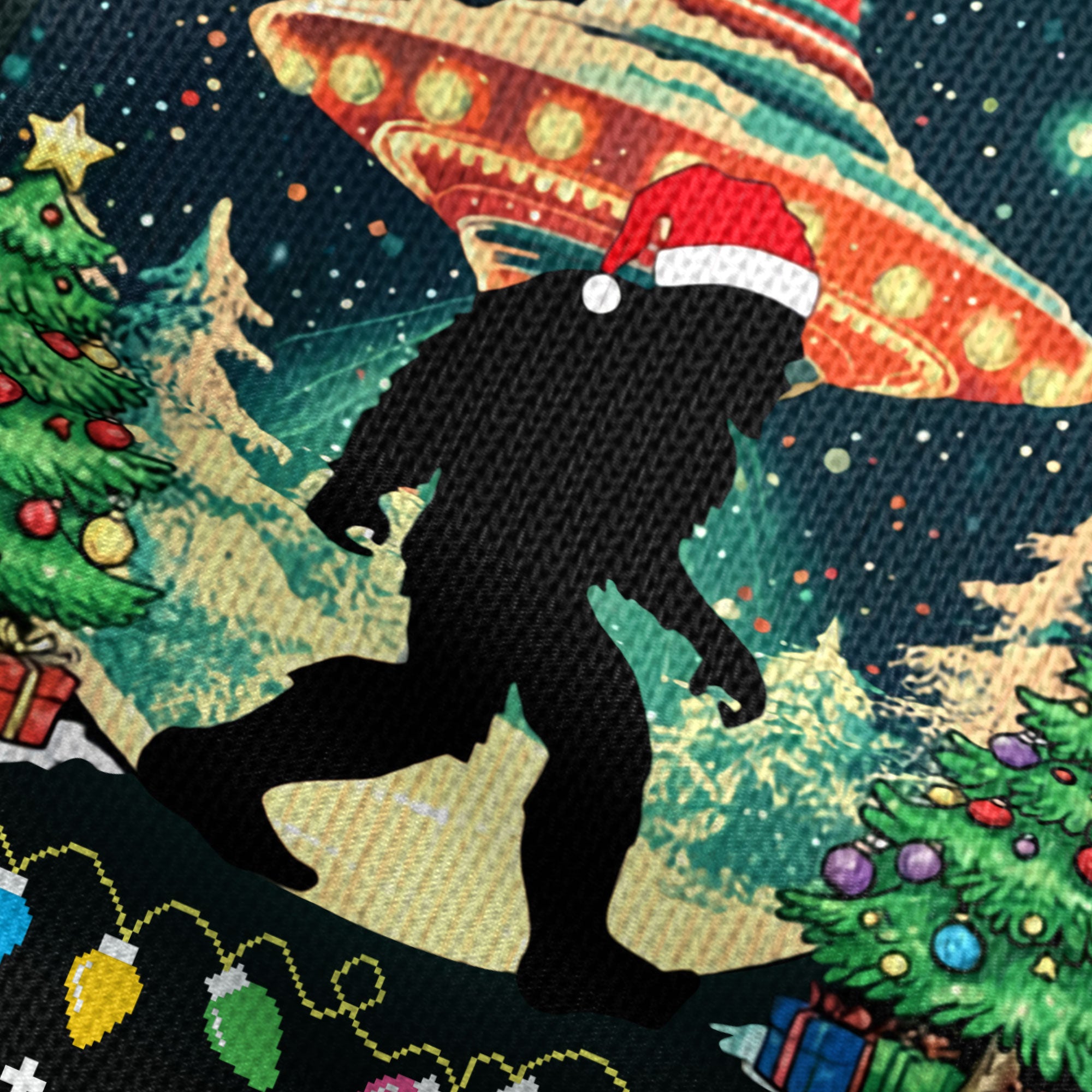 Cosmic Christmas Squatch