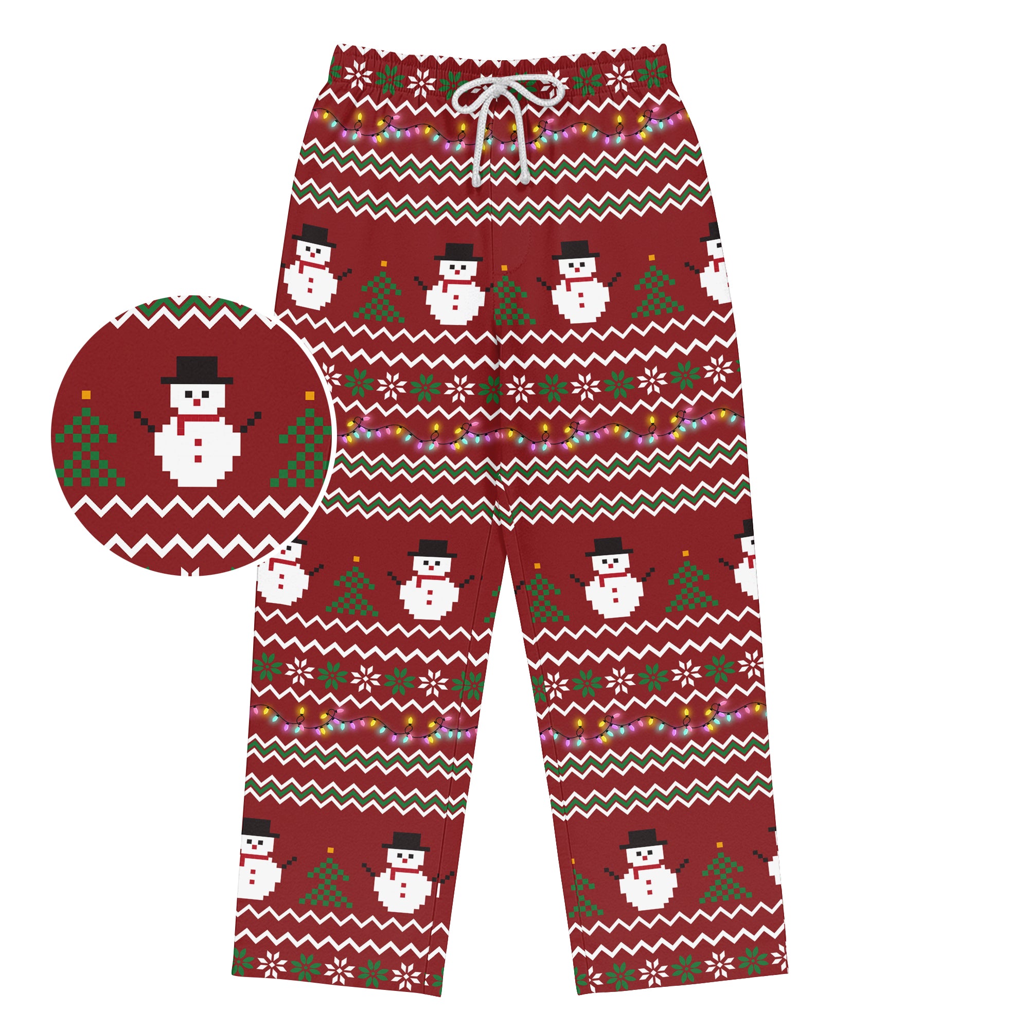 SantaSquatch Lights Out - Men's Pajama Pant