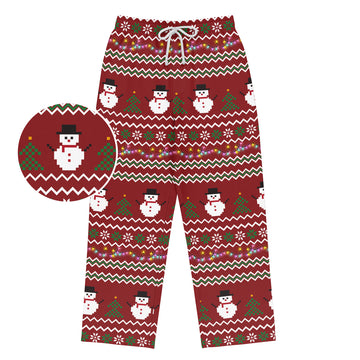 SantaSquatch Lights Out - Men's Pajama Pant