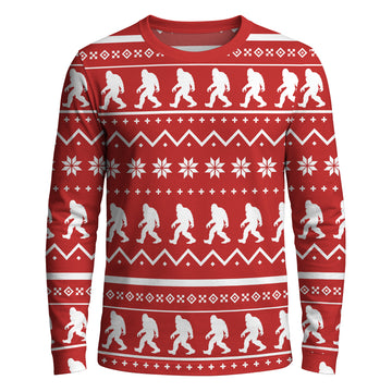 Sasquatch Holiday Hike - Long Sleeve T-shirt