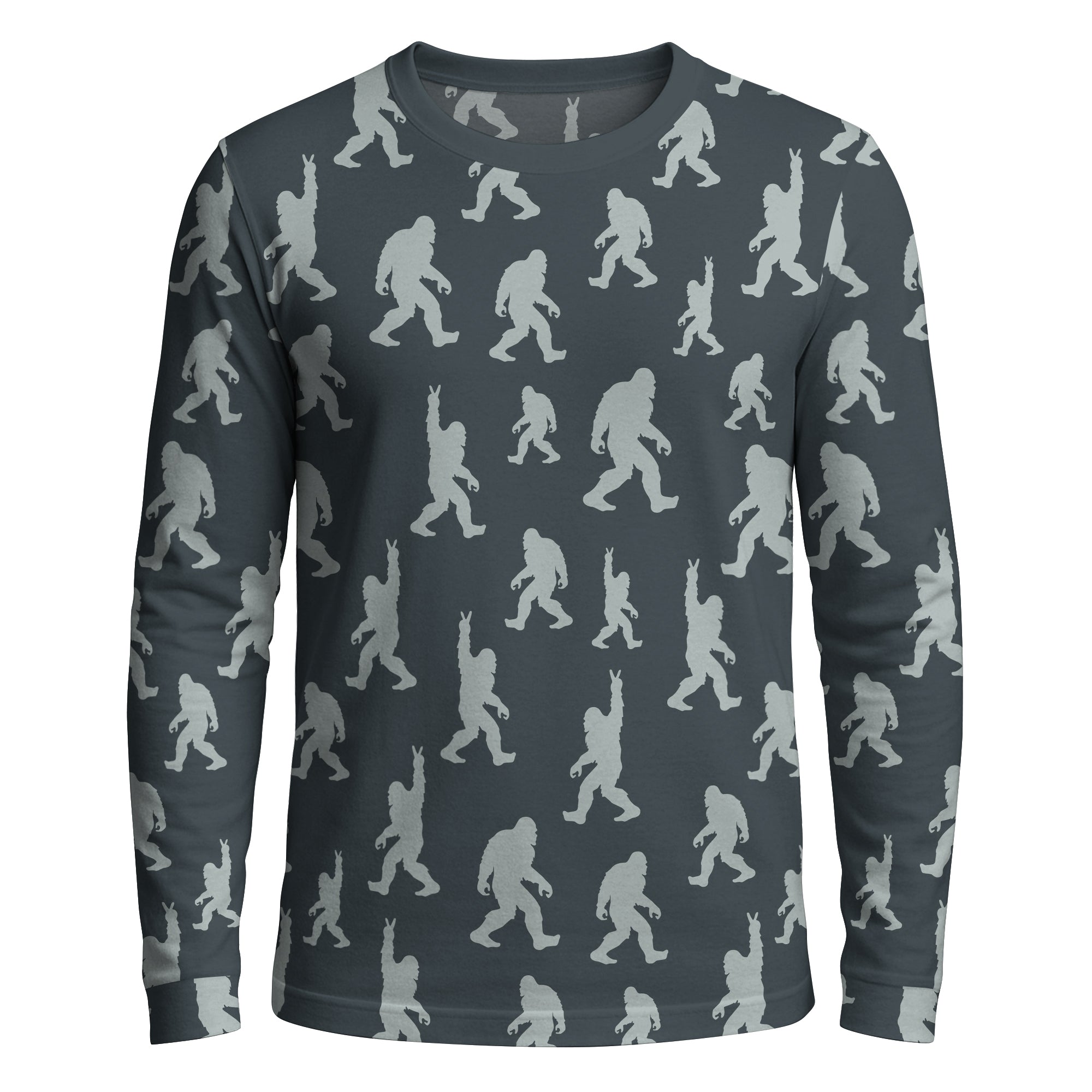 Bigfoot Peace Out - Long Sleeve T-shirt