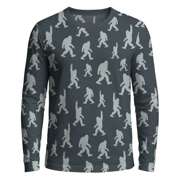 Bigfoot Peace Out - Long Sleeve T-shirt