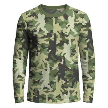 Failed Squatch-Mouflage - Long Sleeve T-shirt