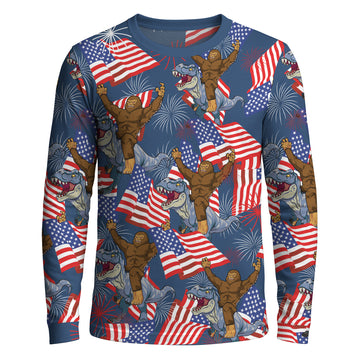 Cryptid & Cretaceous Crew - Long Sleeve T-shirt