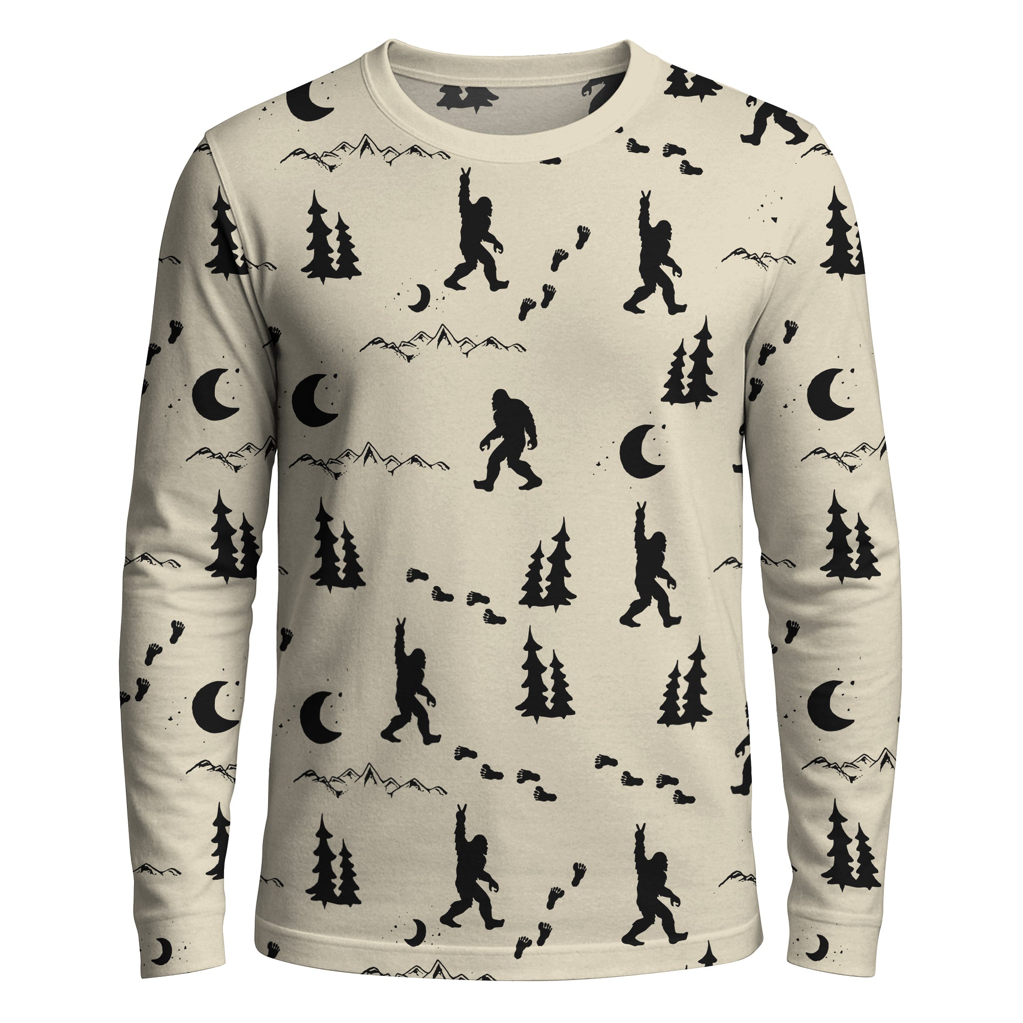 Bigfoot Moonlight Rock - Long Sleeve T-shirt