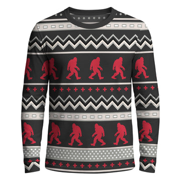 Sasquatch Holiday Cozy - Long Sleeve T-shirt
