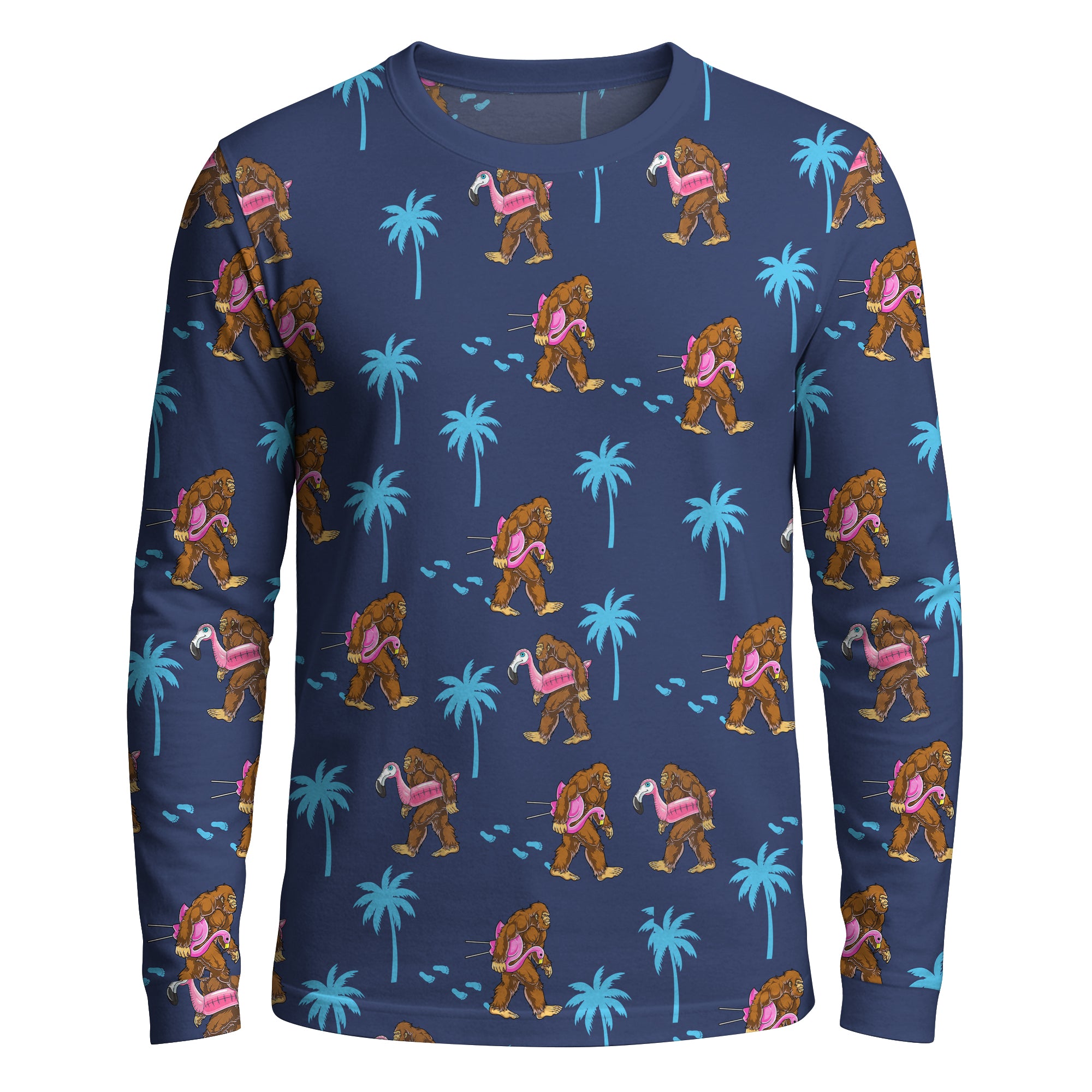 Squatch's Summer Float - Long Sleeve T-shirt
