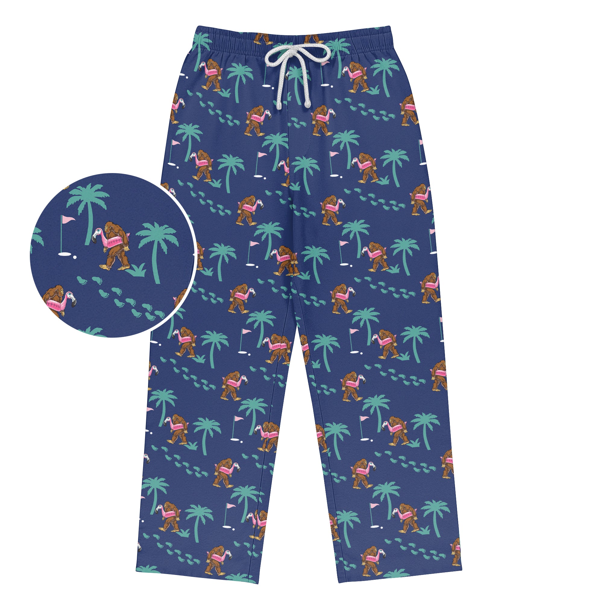 Bigfoot Tee Time - Unisex Pajama Pant