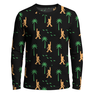 Sasquatch Rocks Out - Long Sleeve T-shirt