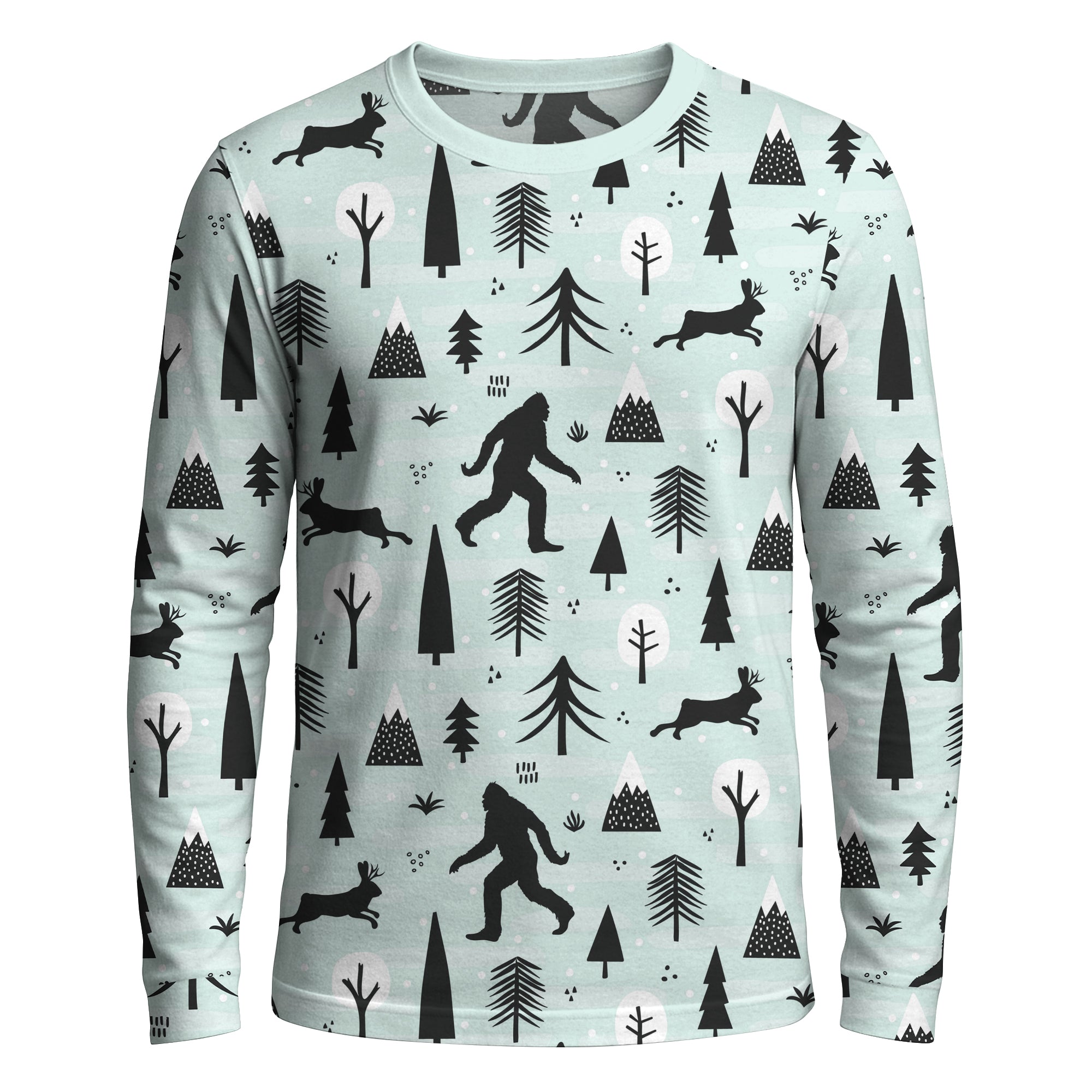 Sasquatch Scandinavian Hideout - Long Sleeve T-shirt