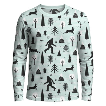Sasquatch Scandinavian Hideout - Long Sleeve T-shirt