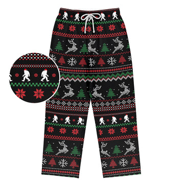 Festive Footprints - Men's Pajama Pant
