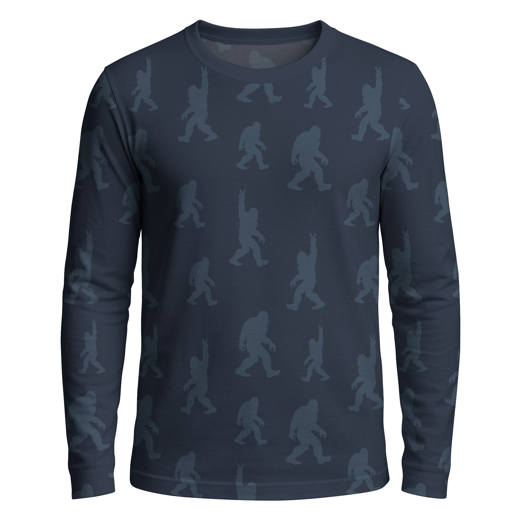 Midnight Bigfoot Madness - Long Sleeve T-shirt