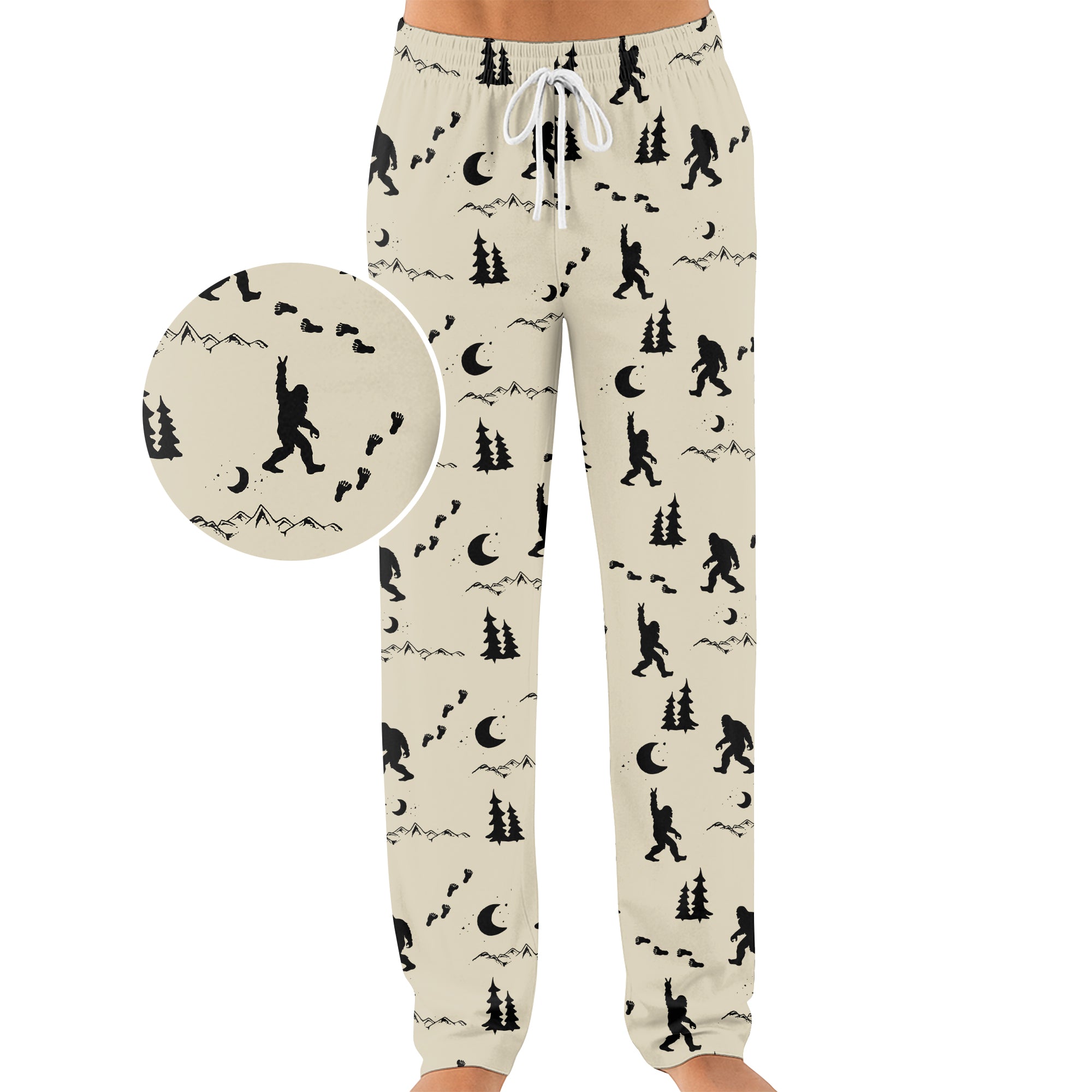 Bigfoot Moonlight Rock - Unisex Pajama Pant