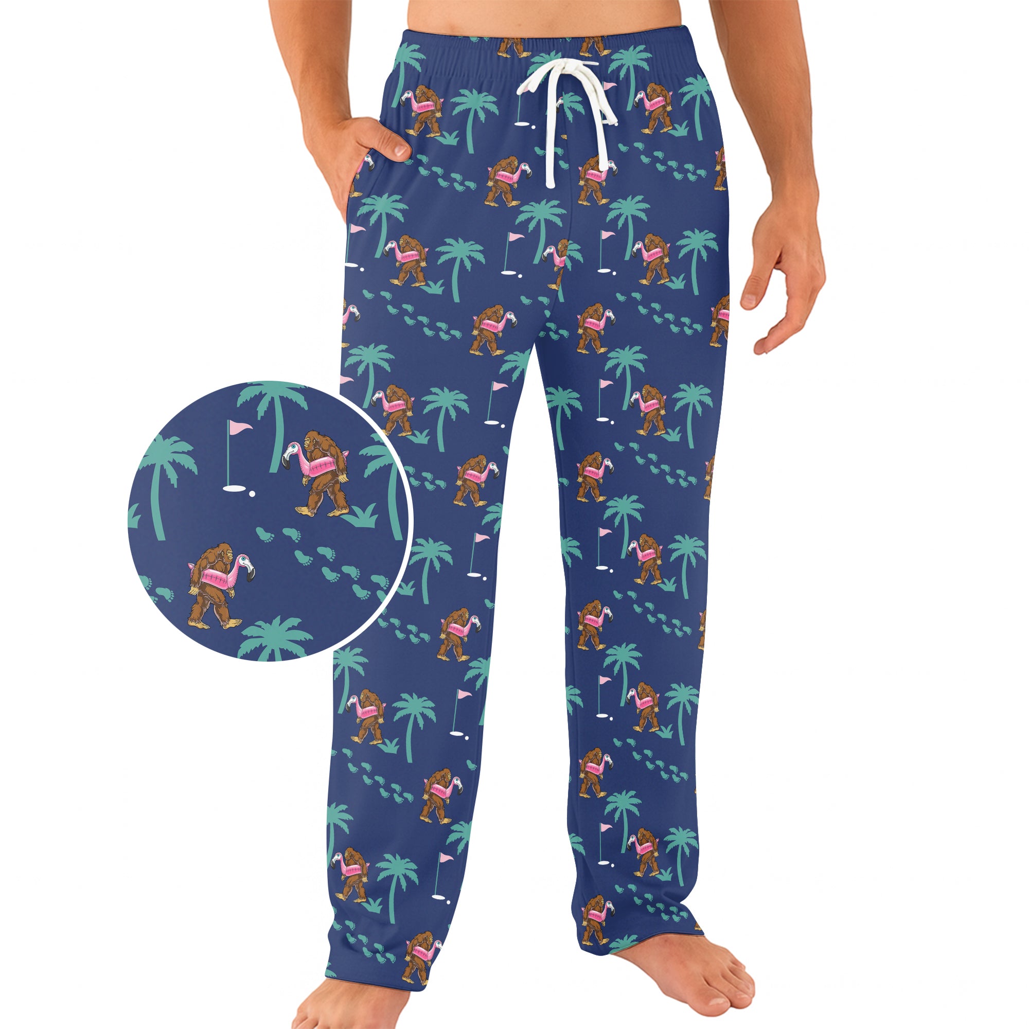 Bigfoot Tee Time - Unisex Pajama Pant