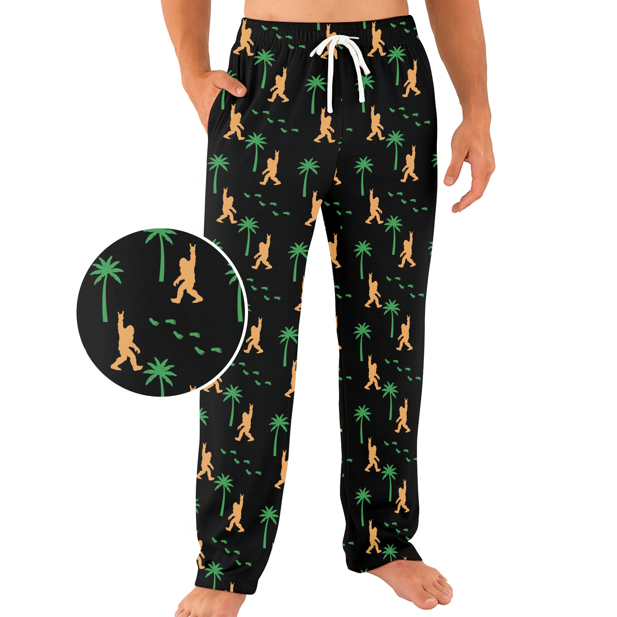 Sasquatch Rocks Out - Unisex Pajama Pant