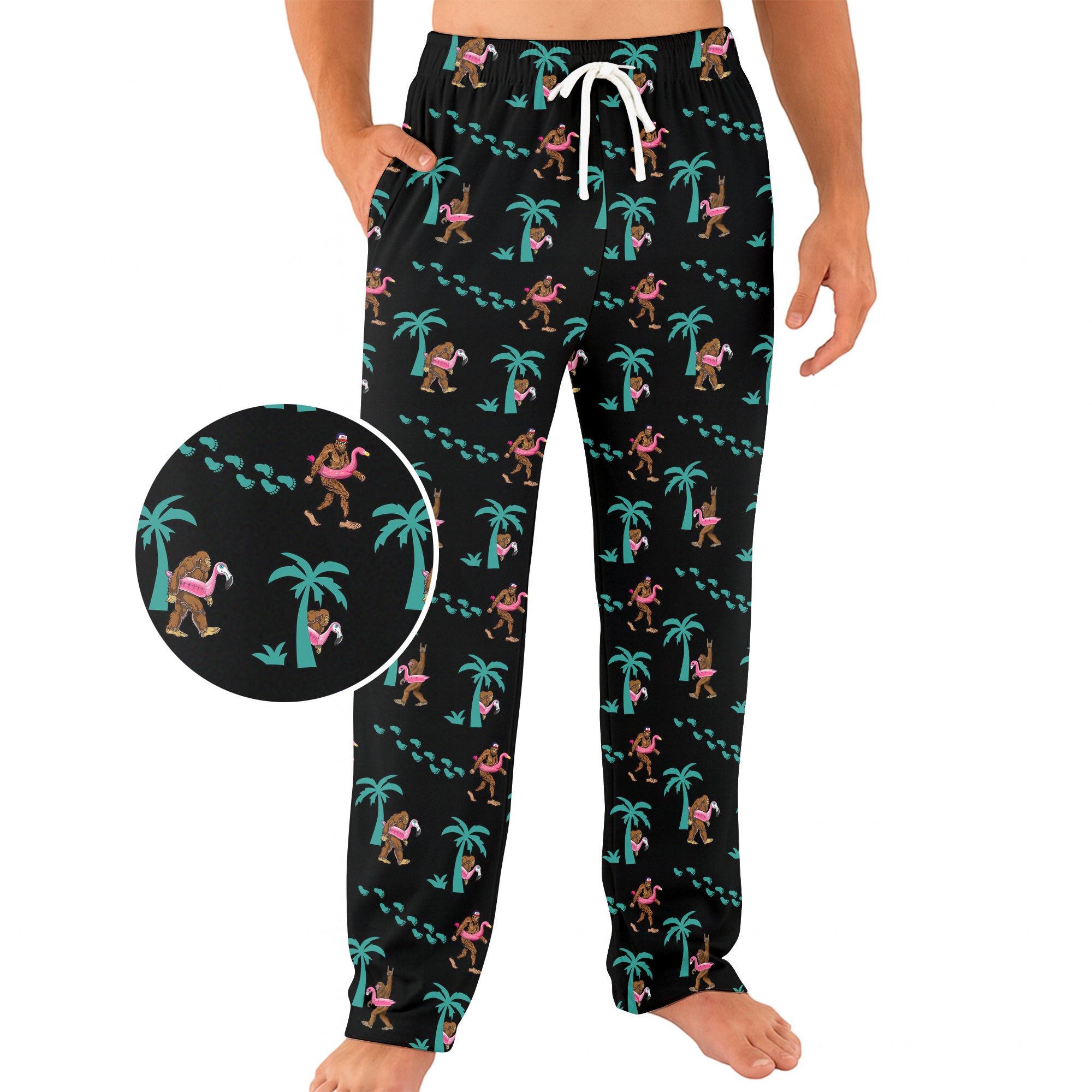 Tropical Party Squatch - Unisex Pajama Pant