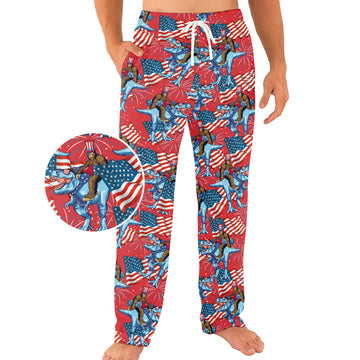 Rex's Patriotic Squatch - Unisex Pajama Pant