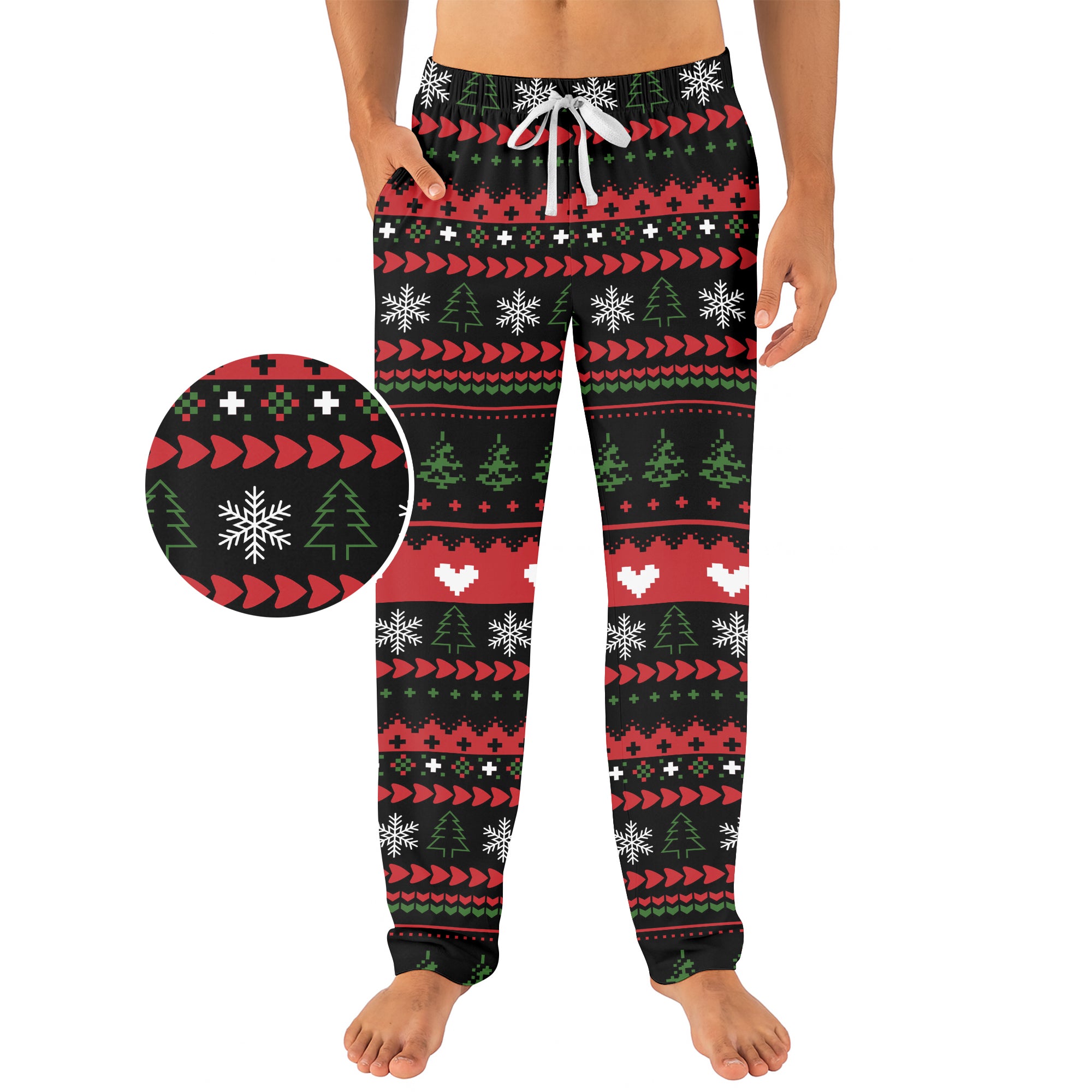 Creepy Christmas Squatch - Men's Pajama Pant