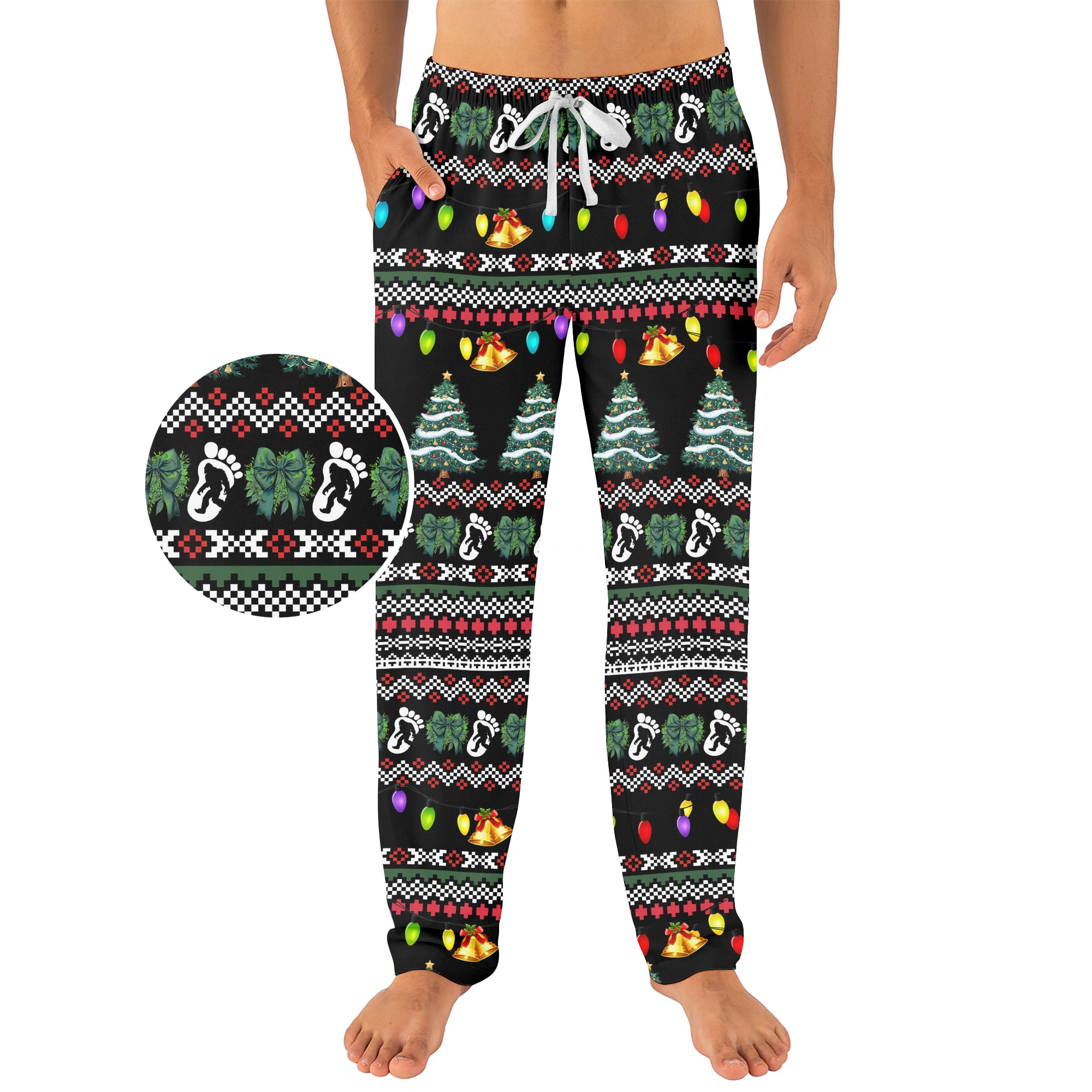 Squatchmas Spirit - Men's Pajama Pant