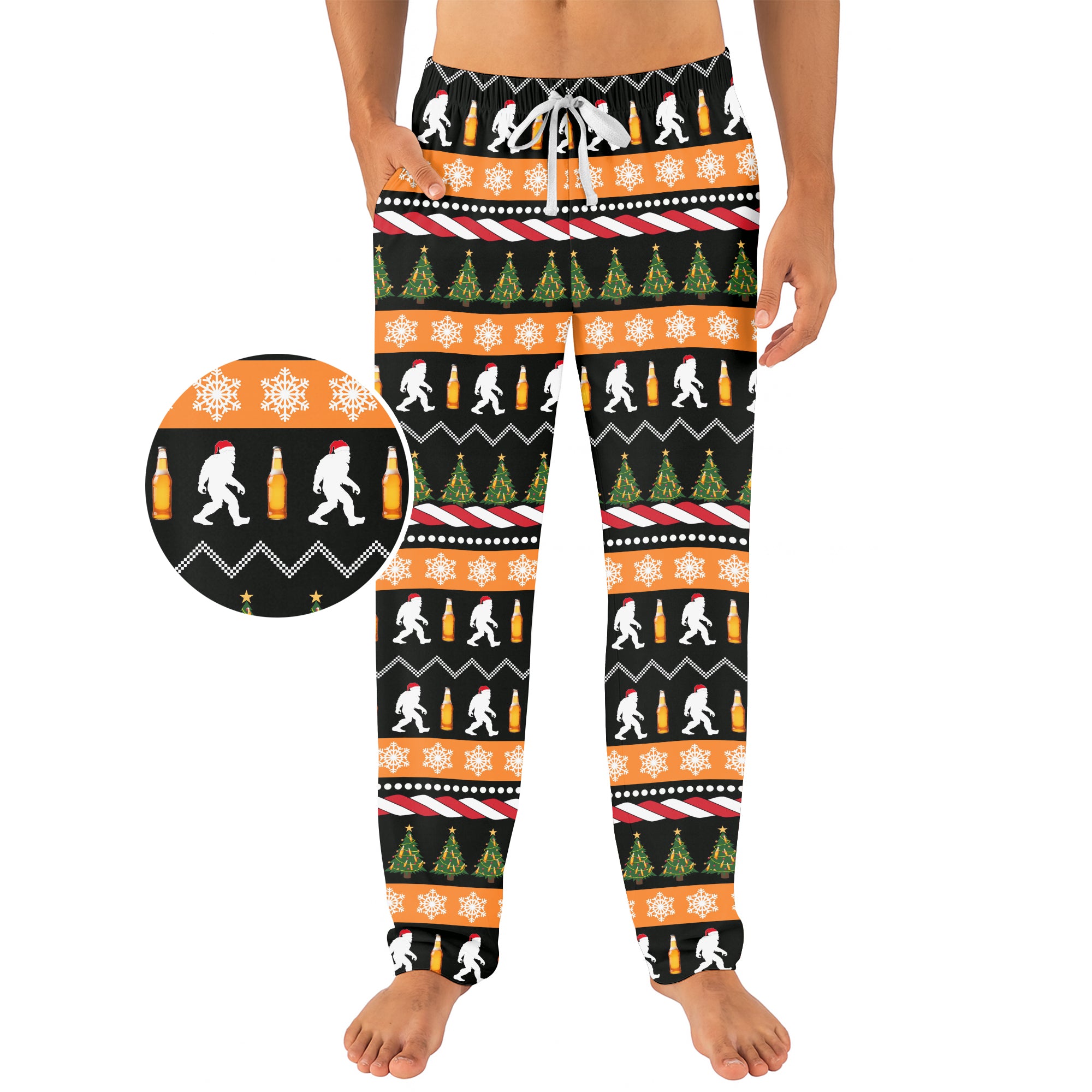 Bigfoot Holiday Tux - Men's Pajama Pant