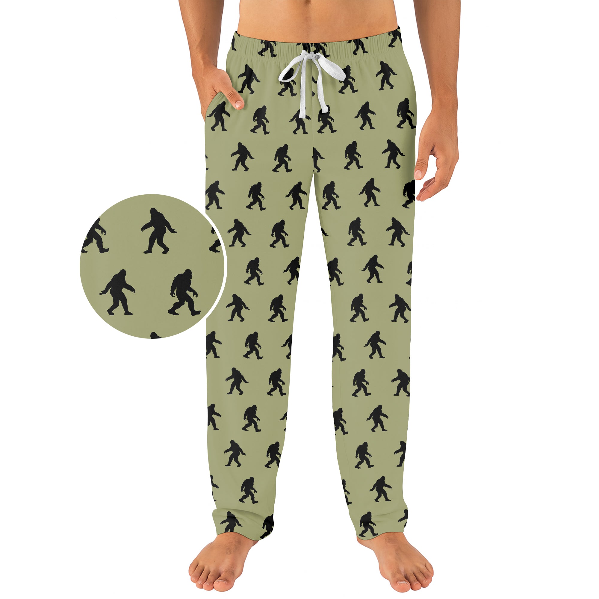 Sasquatch Footprint Trail - Unisex Pajama Pant