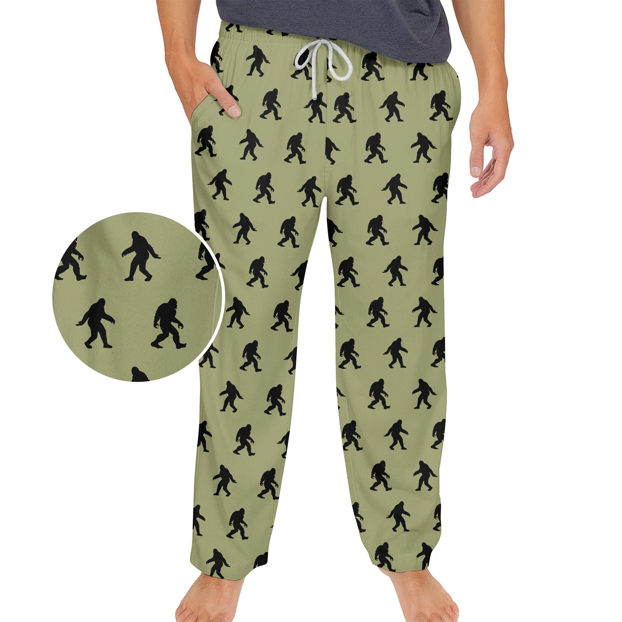 Sasquatch Footprint Trail - Unisex Pajama Pant
