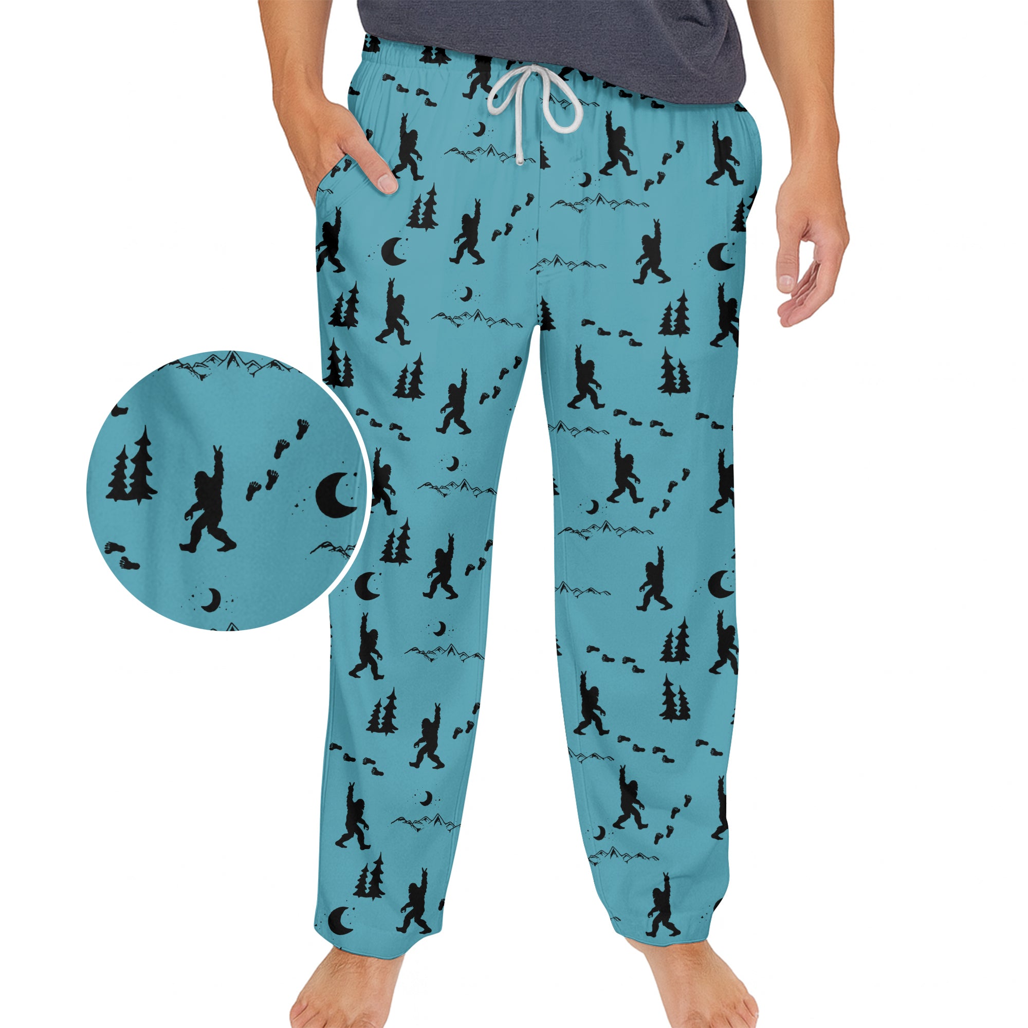 Teal Cryptid Rager - Unisex Pajama Pant