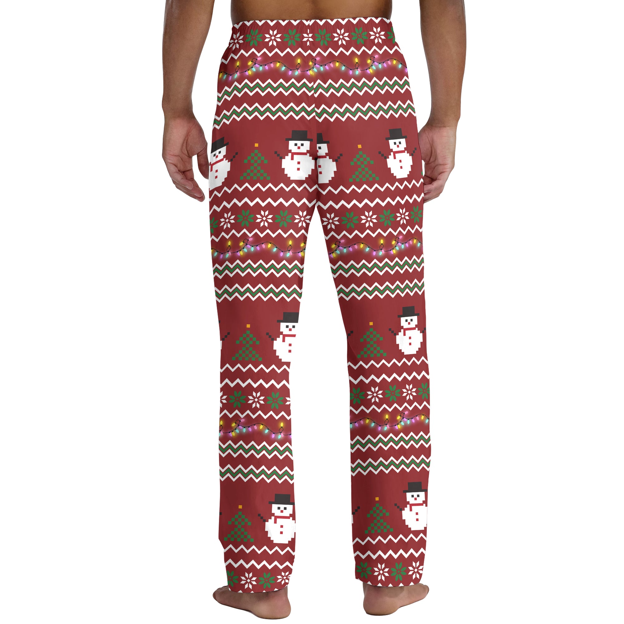 SantaSquatch Lights Out - Men's Pajama Pant