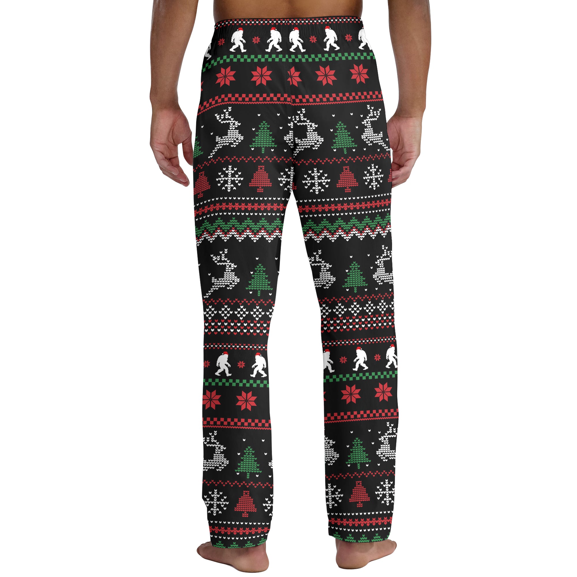 Festive Footprints - Men's Pajama Pant