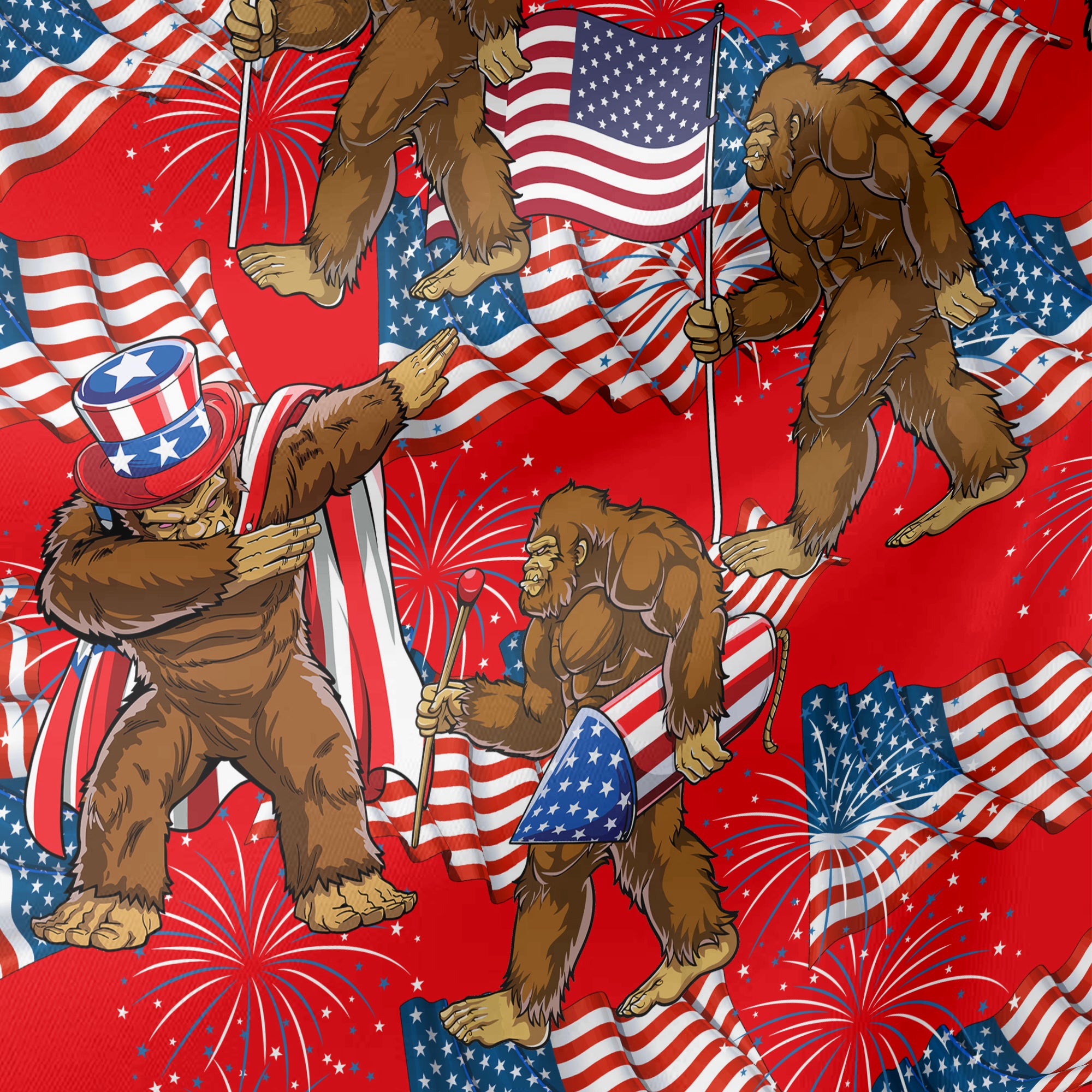 Sasquatch Dabs Freedom - Unisex Pajama Pant