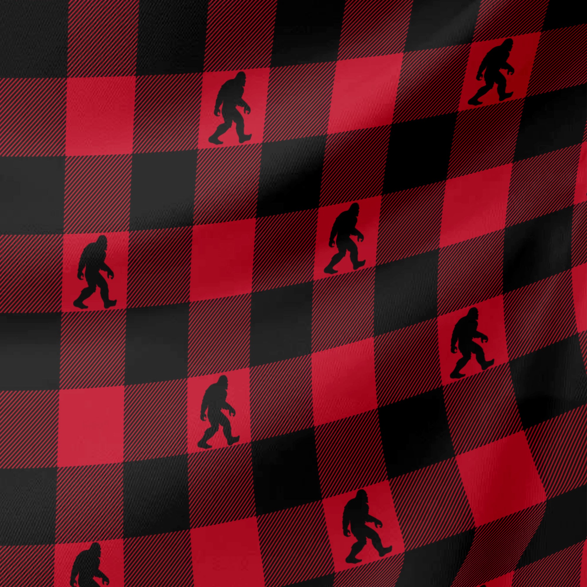 Plaid Cryptid Sasquatch - Unisex Pajama Pant