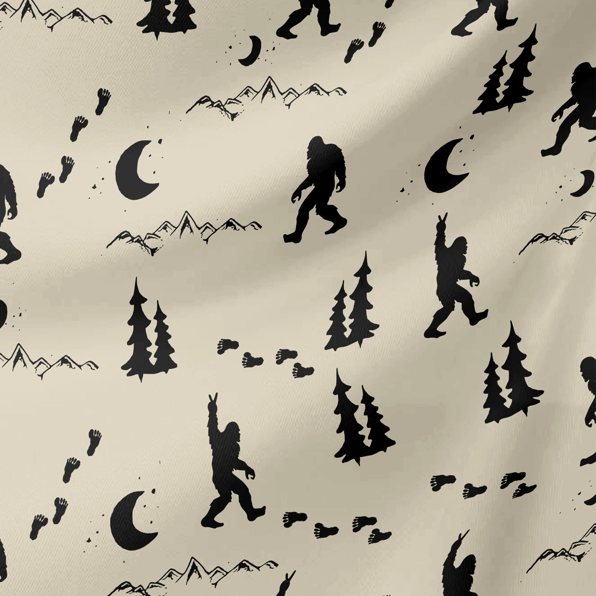 Bigfoot Moonlight Rock - Unisex Pajama Pant