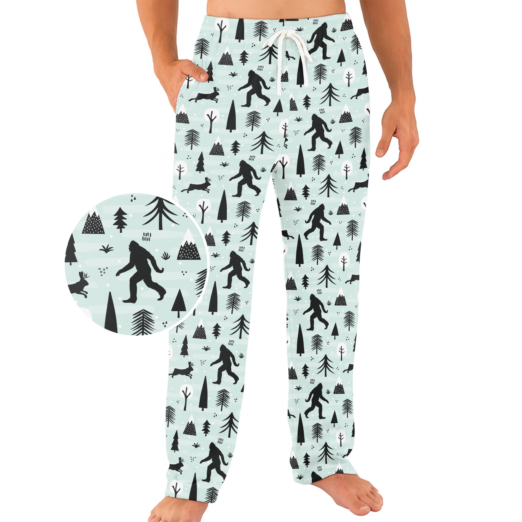 Sasquatch Scandinavian Hideout - Unisex Pajama Pant