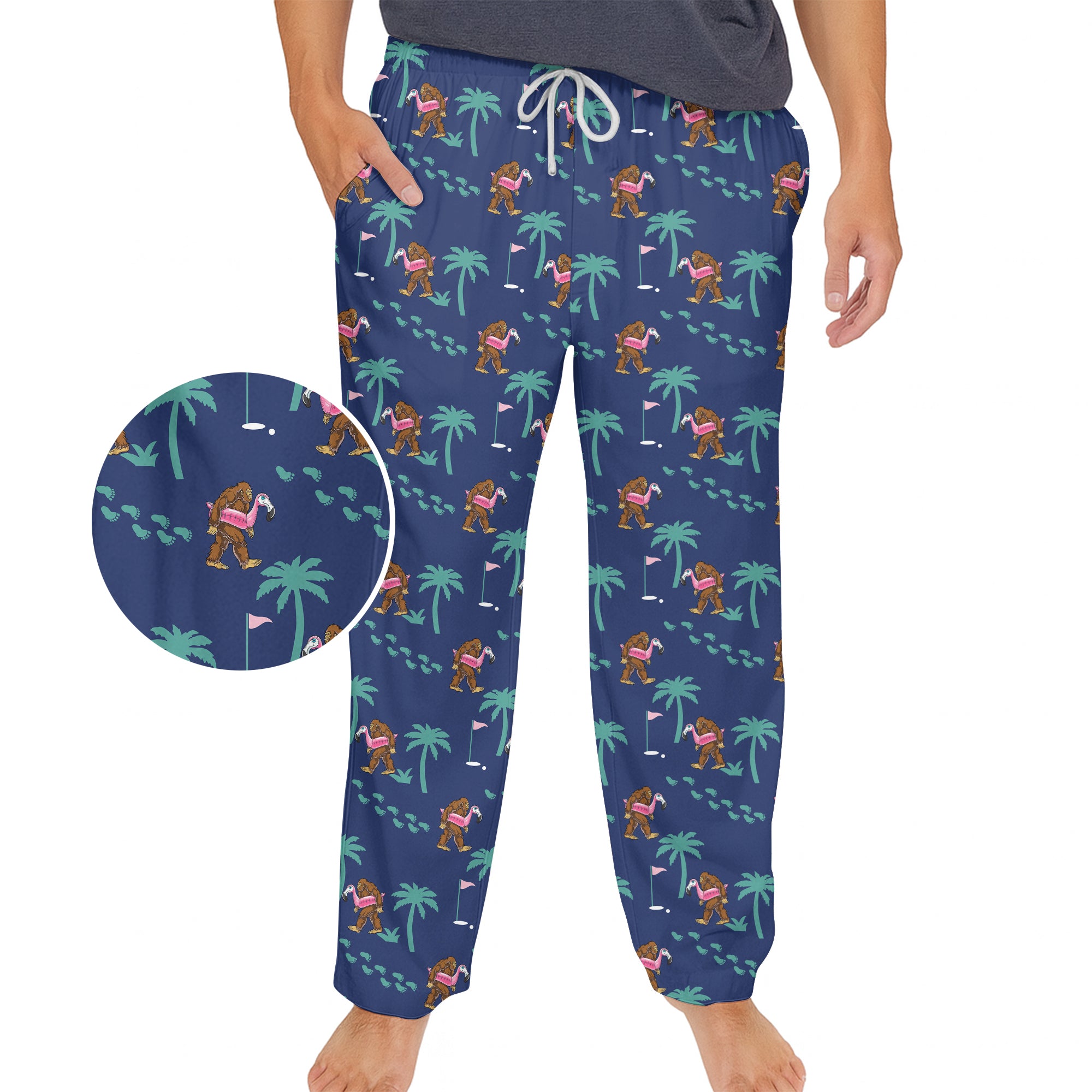 Bigfoot Tee Time - Unisex Pajama Pant