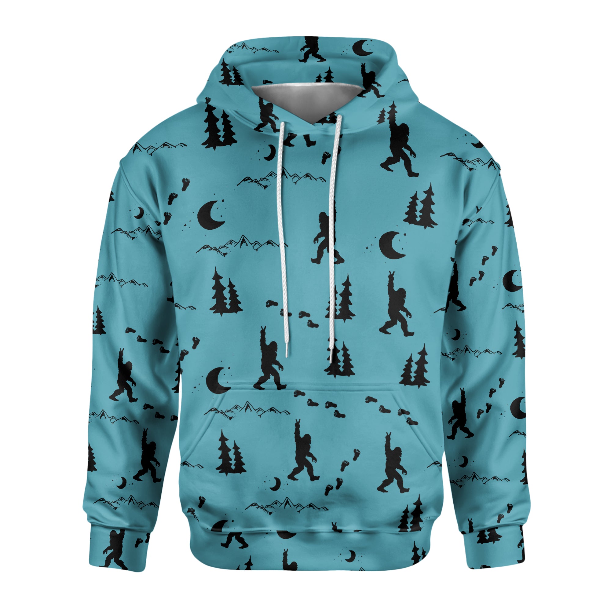 Teal Cryptid Rager - Unisex Hoodie