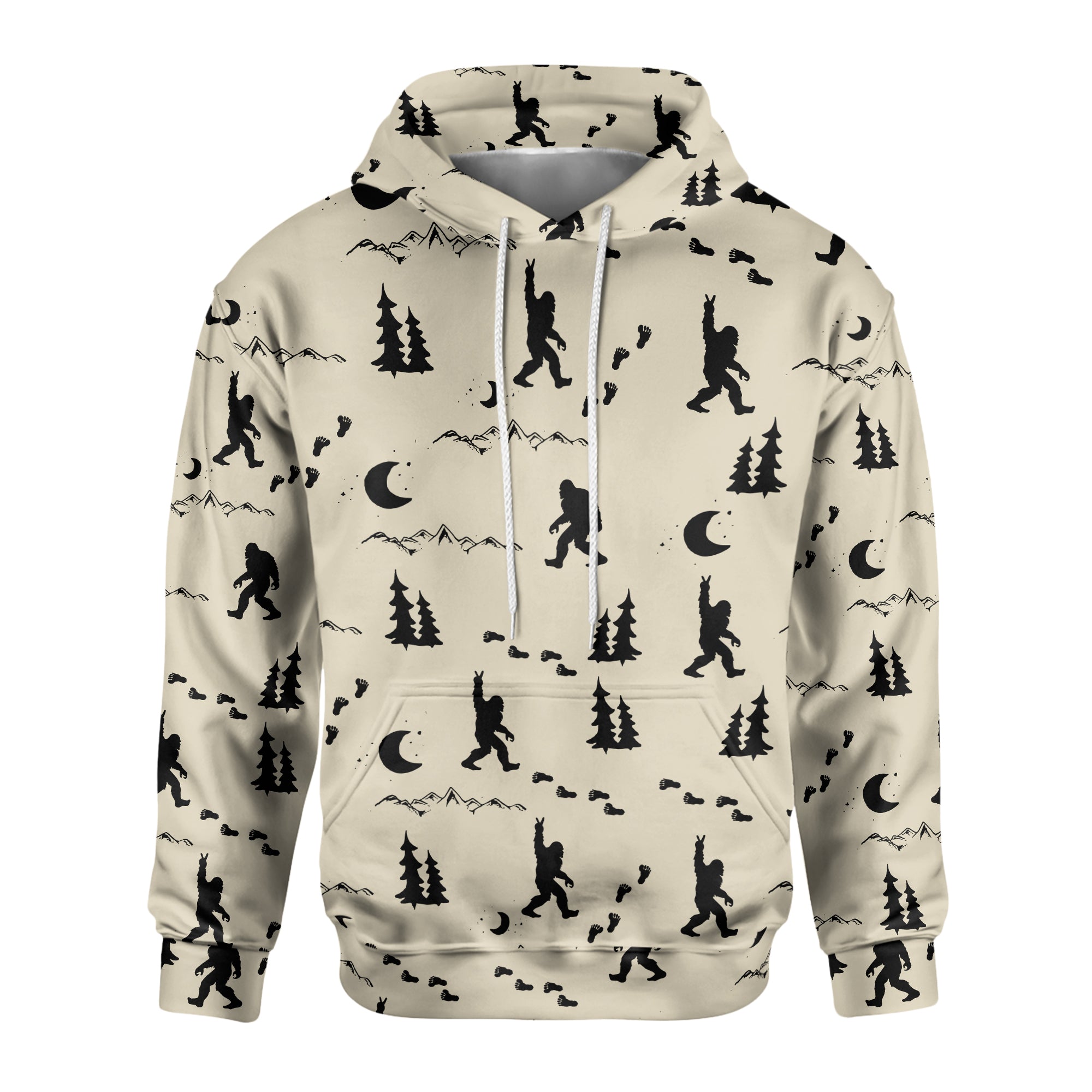 Bigfoot Moonlight Rock - Unisex Hoodie