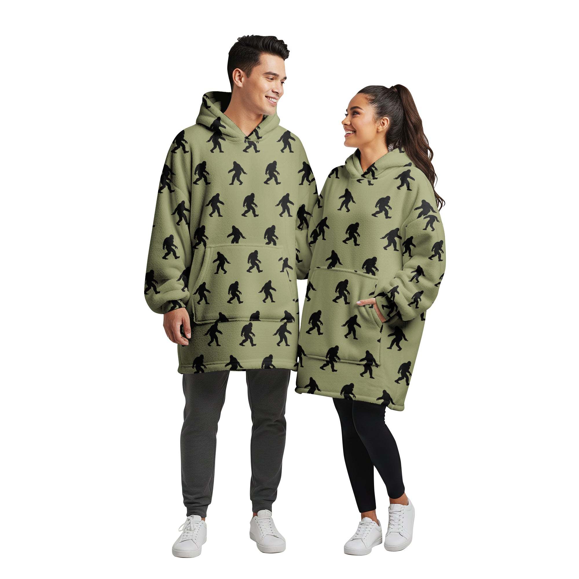 Sasquatch Footprint Trail - Blanket Hoodie