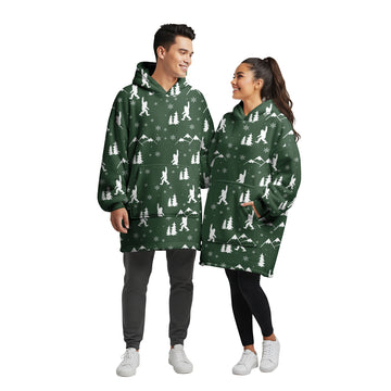Sasquatch Snow Rock - Blanket Hoodie